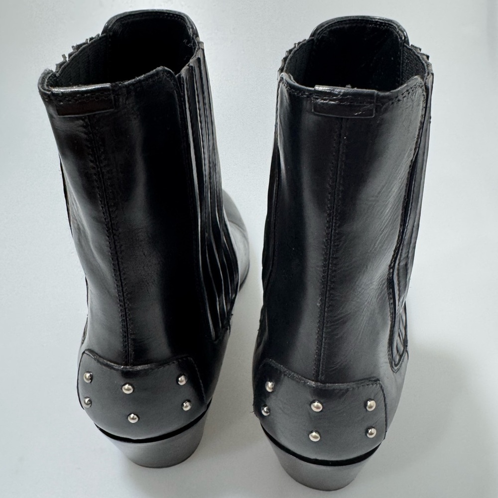 Saint Laurent 50mm West Chelsea Boots Black Women’s EU 37.5/US 7.5 - Picture 5 of 10